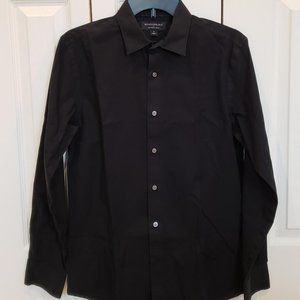 Banana Republic Non-Iron Slim Fit Black Shirt